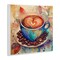 Stupell Industries Coffee Beans & Latte Wall Plaque Art Design by Alina Georgescu
